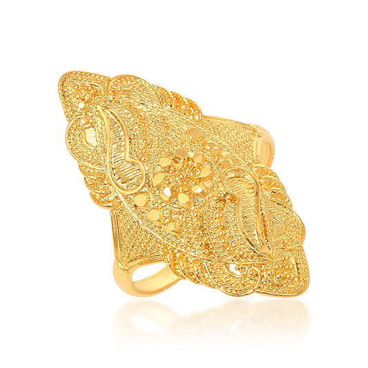 Brass Micron Goldplated Handmade Fashion Fingerring Traditional Jewellery Women