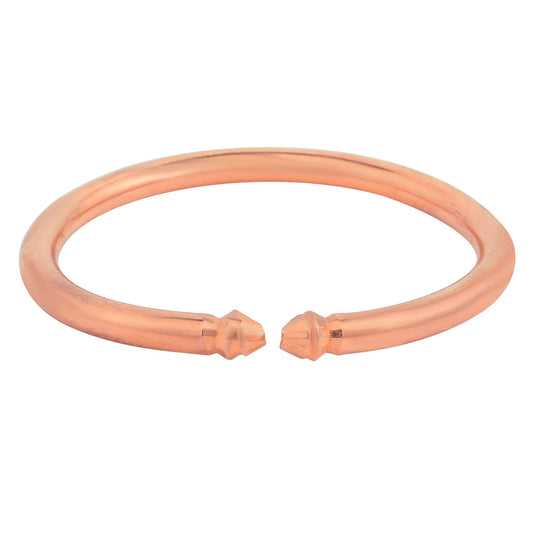 Pure Copper Health Benificial 6.50MM Thick Kada Unisex (KDMI5534)