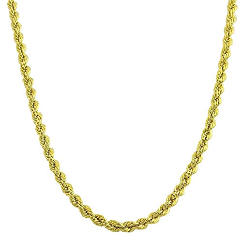 Micron Goldplated Rassa Rope Chain