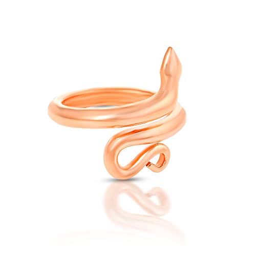 Pure Copper Serpent Snake Fingerring (OROM4403)