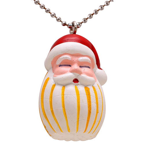Colourful Santa Claus Chrsitmas festival Jesus Christ Chain pendant