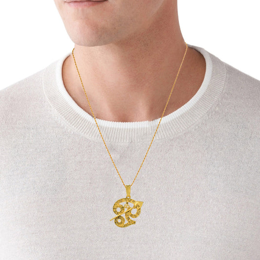 Goldplated Tamil OM Pendant