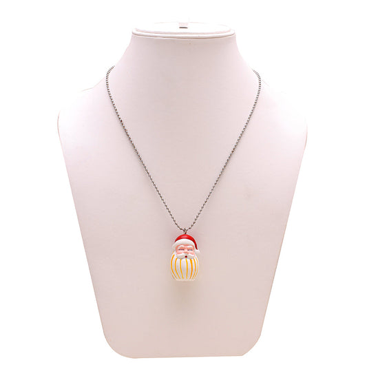 Colourful Santa Claus Chrsitmas festival Jesus Christ Chain pendant