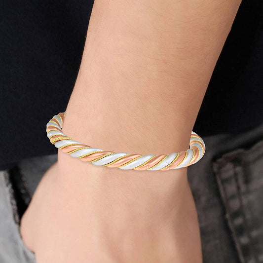 Pure Panchdhatu Kada Free size Men women (KDNI8180)