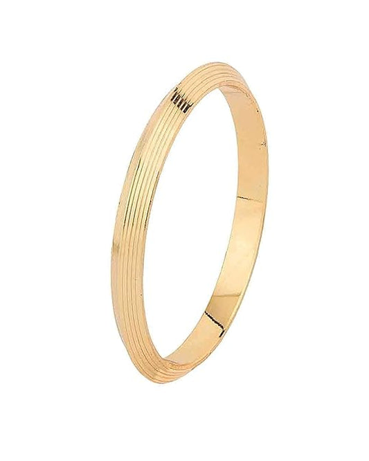 Brass Micron Gold plated Bangle Kada Men Women (KDMI5516)