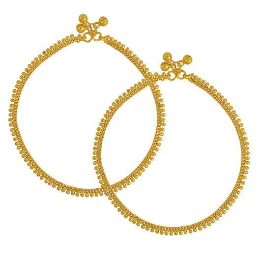 Gold plated Toran design, Traditional Payal