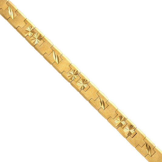 Premium Brass Gold Plated Designer Bracelet for Men & Women (BLDM3901)