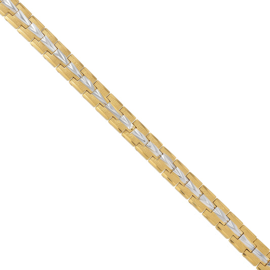 Premium Brass Dual Tone Designer Fashion jewellery Bracelet for Men (BLDM3902)