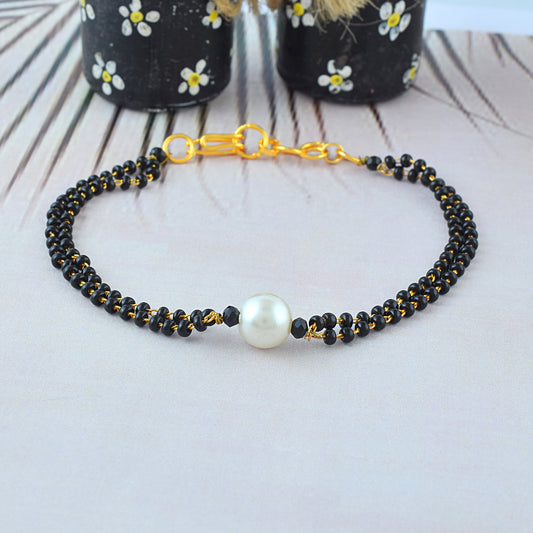 Mangalsutra Matching Fresh Water Pearl Bracelet (BLHR7841)