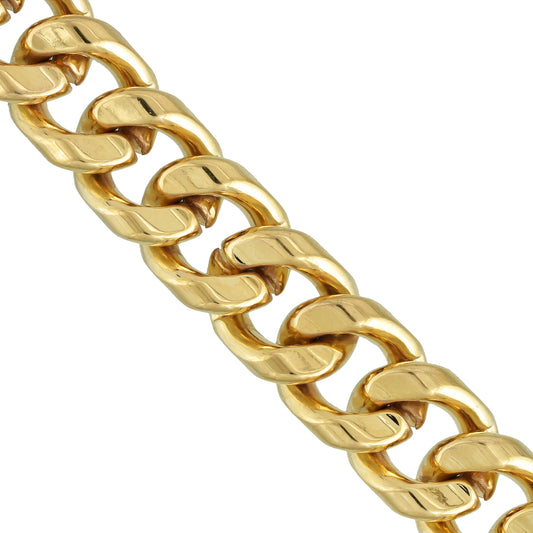 Micron Gold plated Brass Heavy and thick Men's Bracelet Fashion 64gms weight (BLKL1095)