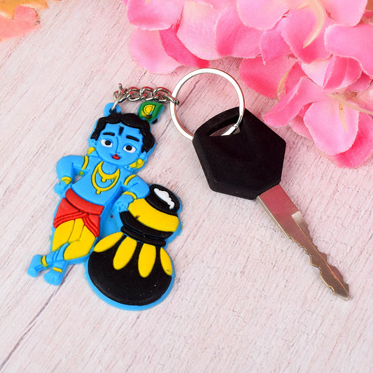 Silicon Bal Krishna Maakhan chor Keychain (CLKL7773)