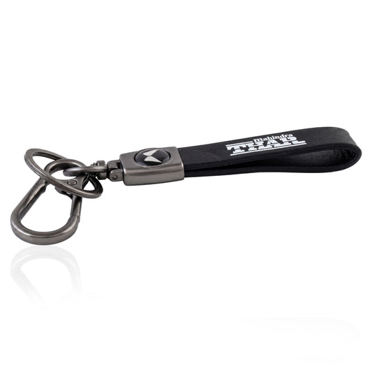Pure Leather Keychain compatible with Mahindra Thar SUV Keychain fashion accessory