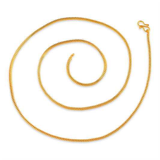 24KT Micron Gold Plated Chain Necklace (CNCG4374)
