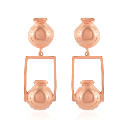 Pure Copper Matka Earriings (ERGS5988)