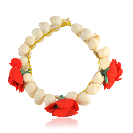 Artificial Flower Gajra/Veni for Juda/ bun Hair Accessory (HASC5262)