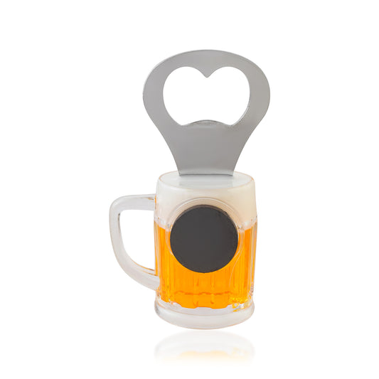 Acrylic Beer Mug Fridge magnet Bottle opener (HDDM3767)