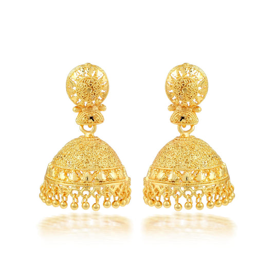 Brass Goldplated Stylish Handmade Jhumki Women Latest