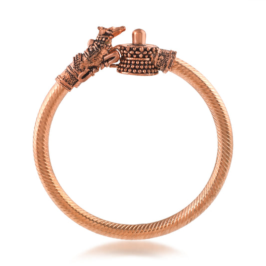 Pure Copper Shiv Bangle Kada (KDNI8241)