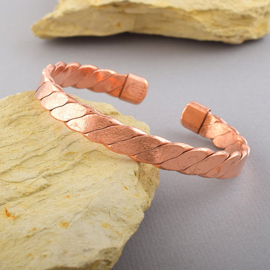 Pure Copper Kada Bracelet Cuff (KDNI8325)