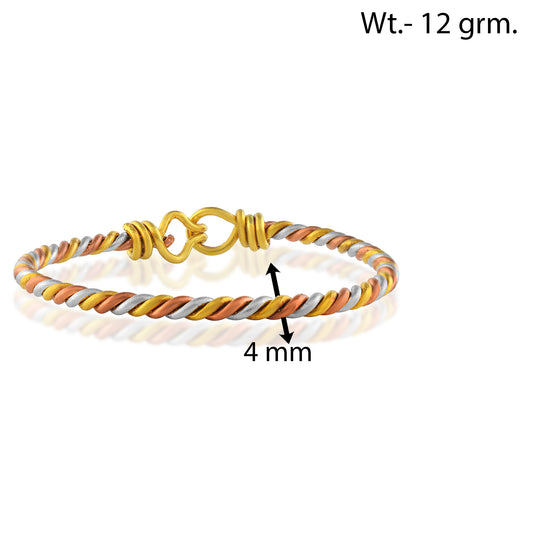 Mix 8 Metal Ashtdhatu health benificial Bracelet adjustable Kada (KDNI8328)