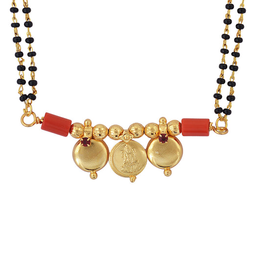 Brass Lakshmi Wati Traditional Mangalsutra Wedding engagement Ethnic Tanmaniya (MSSV1108)