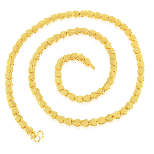 Brass Micron Goldplated Heartshape necklace chain