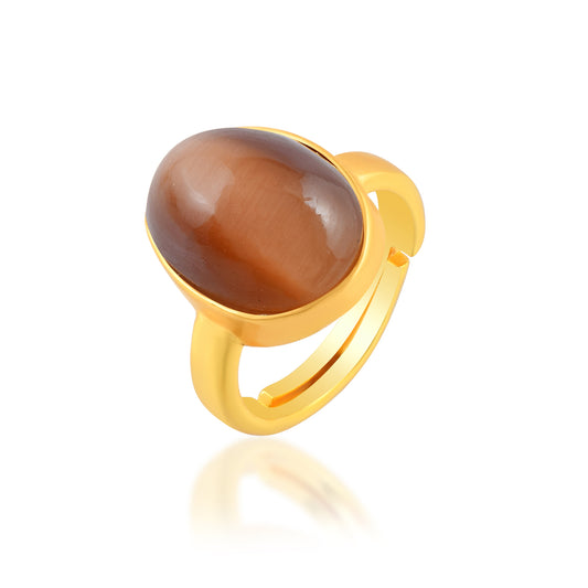 Natural Tiger Eye finger ring (ORMG3441)