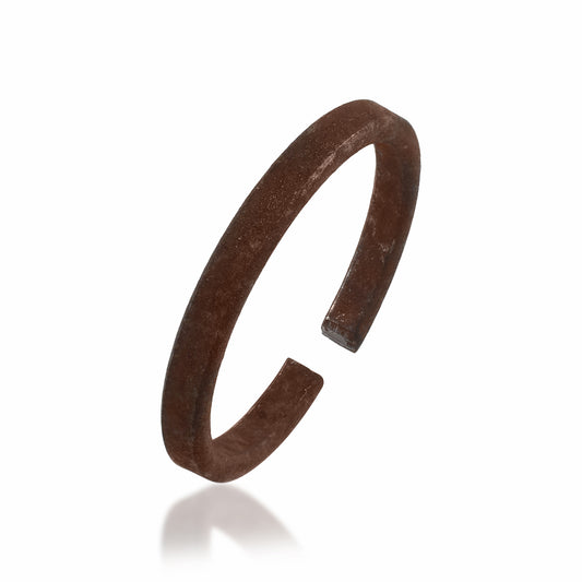 Original Genuine Old Ganga Boat challa for Shani Dosh/ शनि दोष के लिए, उपयोग की गई गंगा नौकाओं, असली शुद्ध, मंत्र आरोपित और ऊर्जावान कील की अंगूठी.Genuine Iron Ganga ni naav ki keel Ka Challa for Shani dasha (ORNI8165)