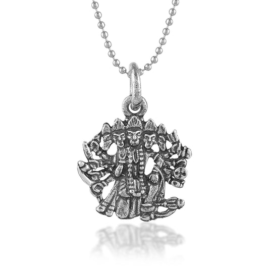Brass Panchmukhi Hanuman Bajrang Bali Pendant (PCKL0845)