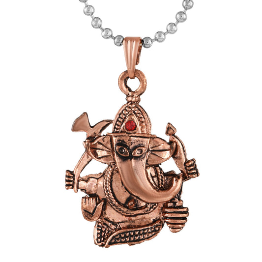 Copper Ganpati Vinayak Ganesh pendant