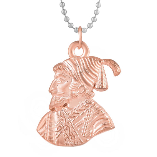 Copper Shivaji Pendant