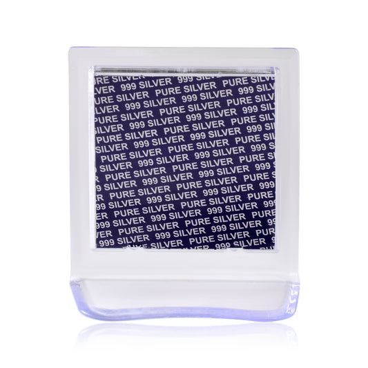 Pure 0.999 Silver foil Jain Asht Mangal Stand home decor gift (STRR3520)