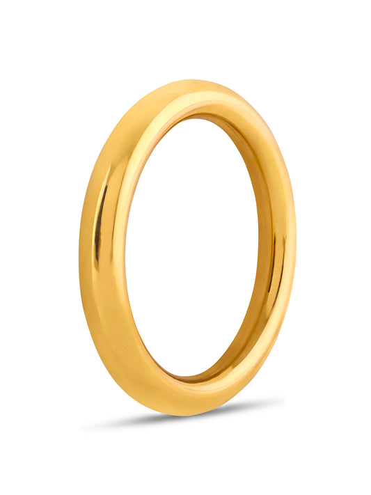 Brass Thick solid Kada 11mm thick/ 181 Grams, (KDMI5577)