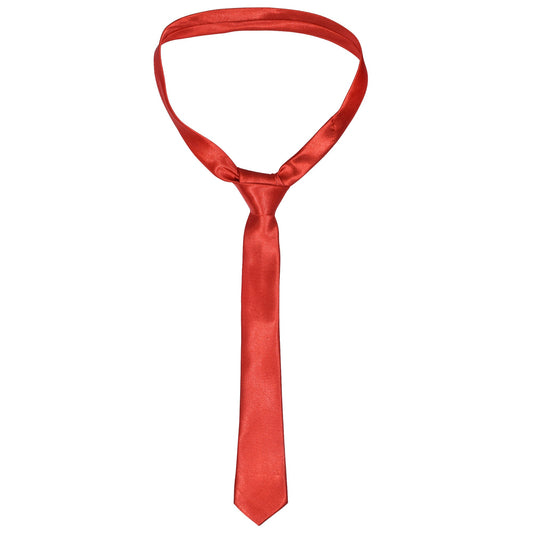 Satin Silk Red Necktie Men Clothing accessory