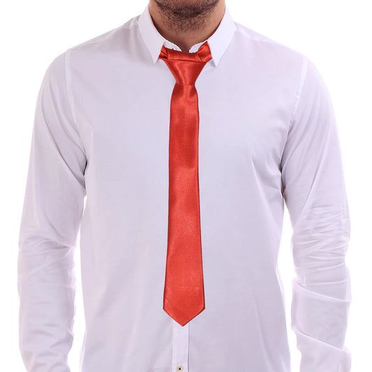 Satin Silk Red Necktie Men Clothing accessory