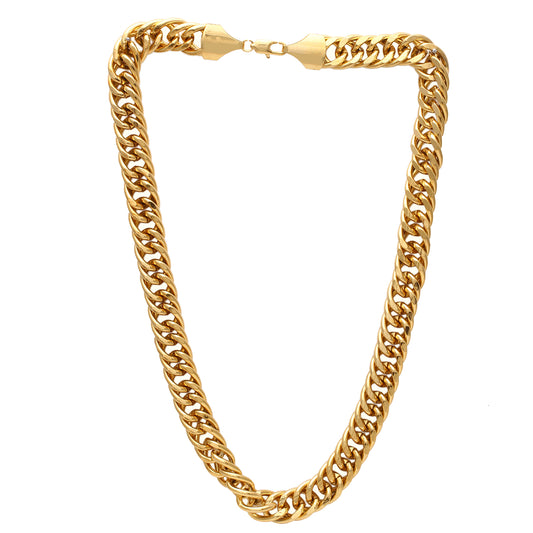 Micron 24KT Gold Bold Men necklace chain (NKRX2817)