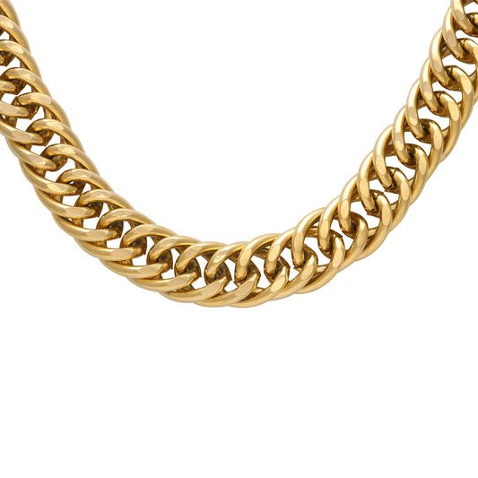 Micron 24KT Gold Bold Men necklace chain (NKRX2817)