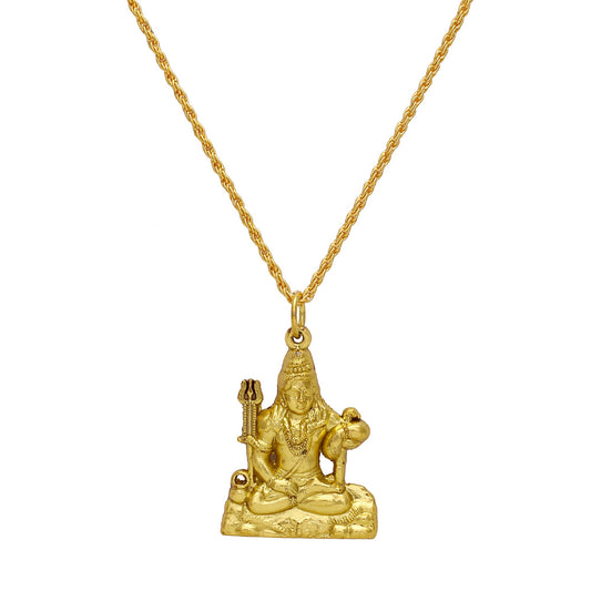 Goldplated Shiv Shankar Pendant