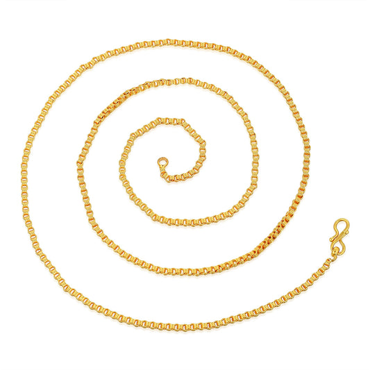 Micron Goldplated Round Link Chain