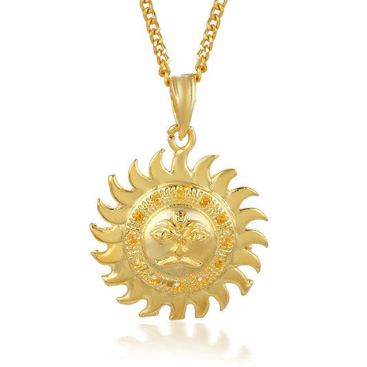 Goldplated Sun Pendant