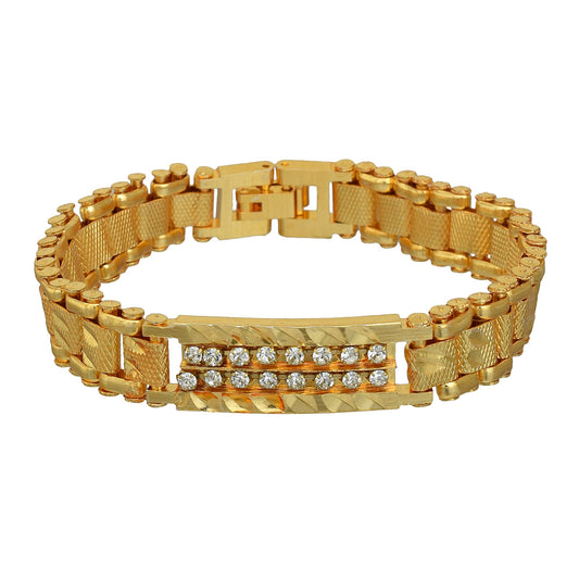 Goldplated Imitation Diamond Bracelet