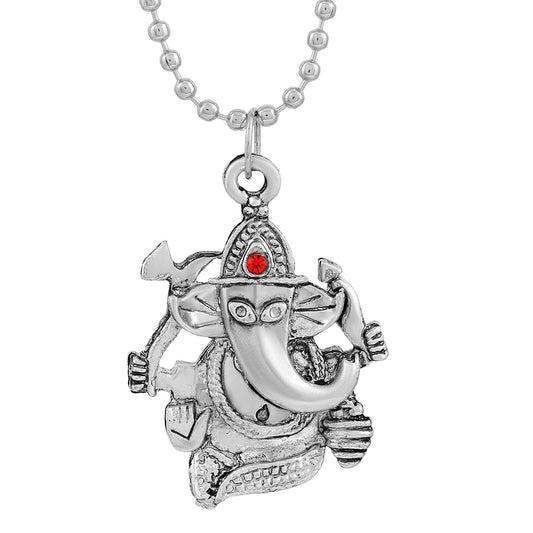 Silver plated Ganpati Ganesh pendant