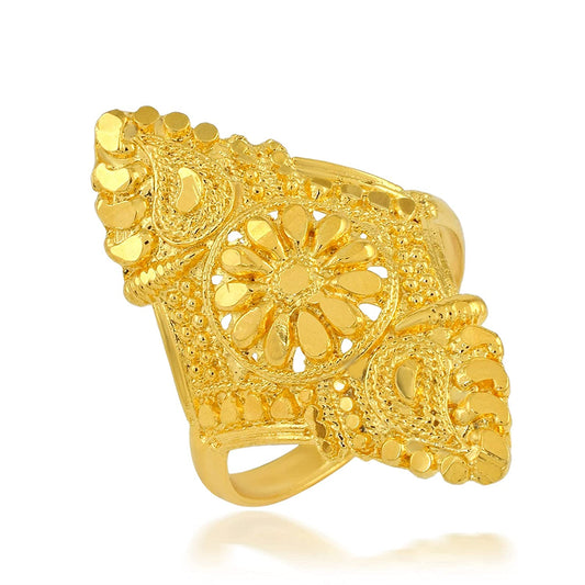 Gold plated Traditional Handmade finger ring Women