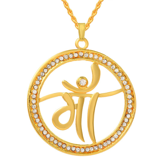 Goldplated Spiritual MA Pendant