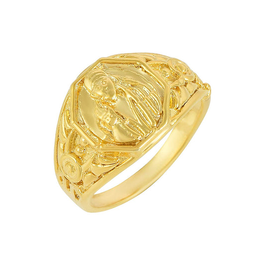 Brass Goldplated SaiBaba fingerring Women