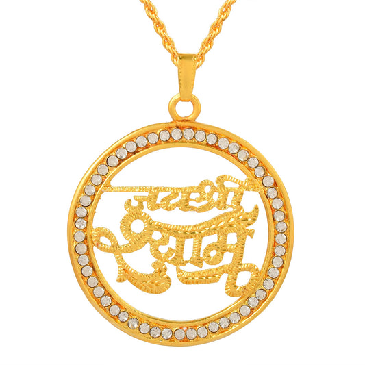 Goldplated Khatu Shyam Pendant