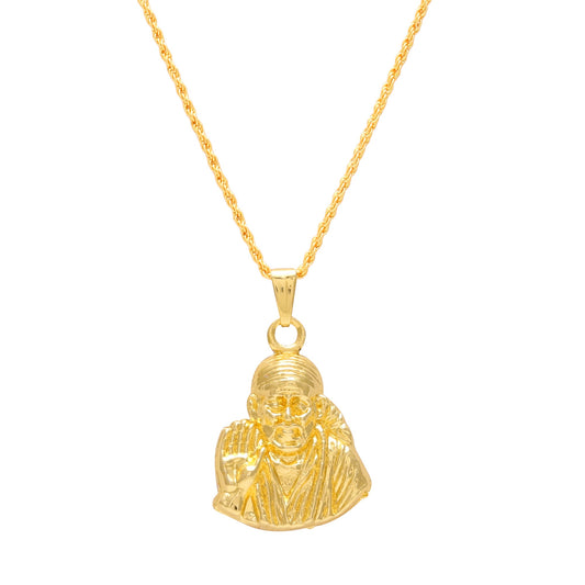 Goldplated Shirdi SaiBaba Pendant