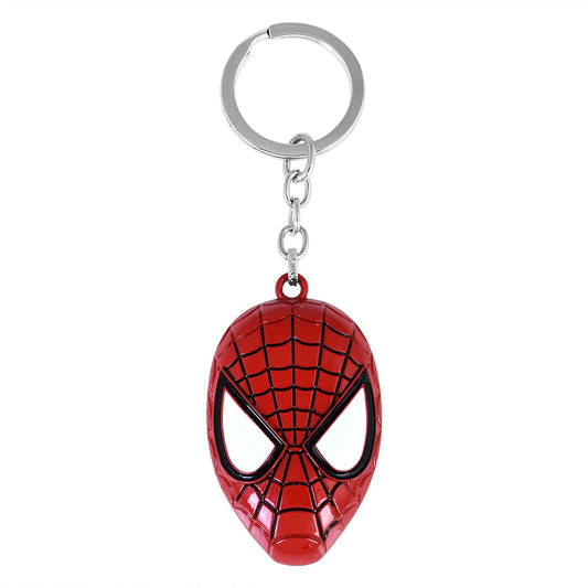 Brass Spiderman inspired Red Keyring Keychain for Bike Car