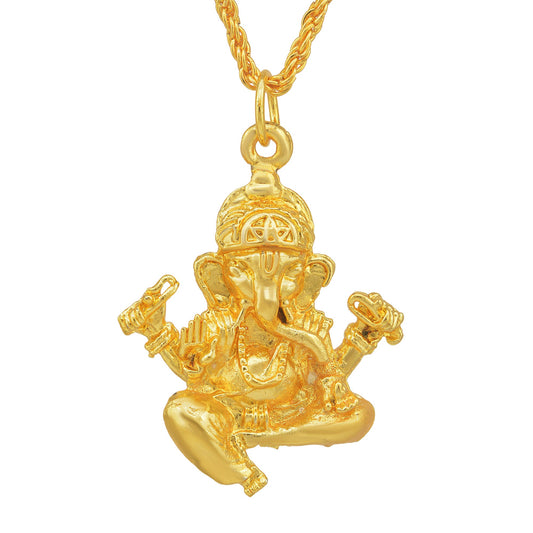 Goldplated Ganesh Pendant