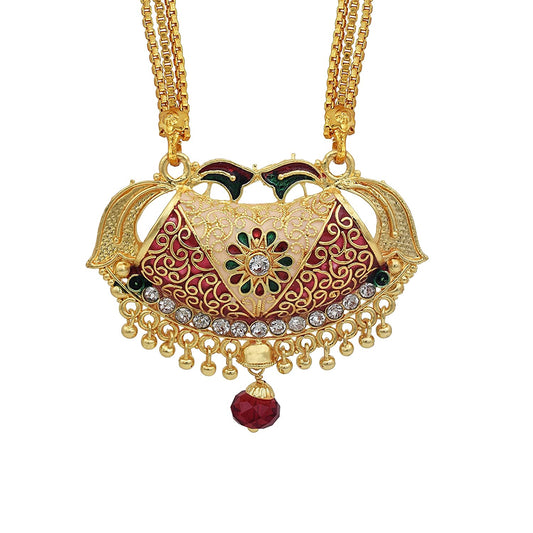 Gold plated Handcrafted, Royal Bikaner Rajwada Mangalsutra Women